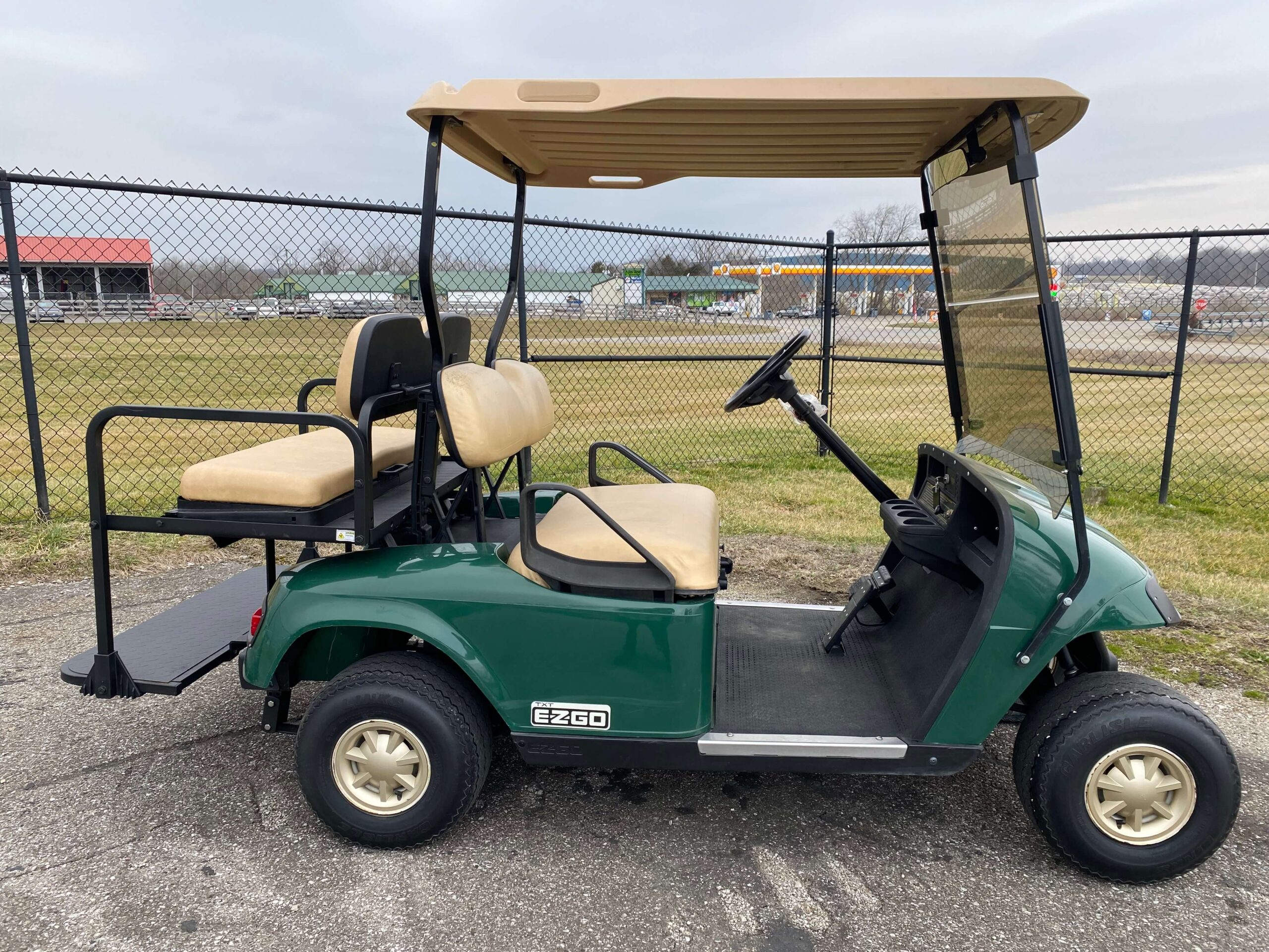 2012 E-Z GO TXT Gas 4P | Green - SS Carts